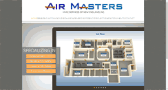 Desktop Screenshot of airmastershvac.net